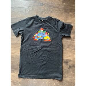 Nike Kids T Shirt Graphic Print Black The Nike Tee Size XL
